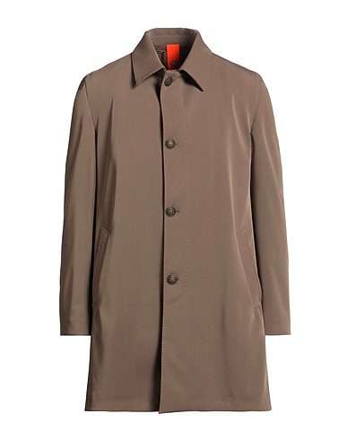 BHARNABA Coat Light brown 96% Polyester, 4% Elastane