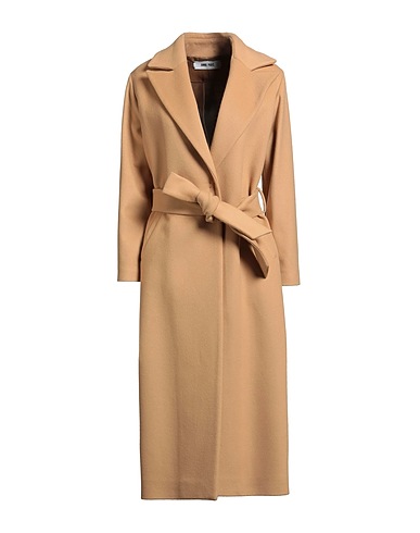 ANNIE PARIS Coat Camel 70% Virgin Wool, 20% Polyamide, 10% Cashmere