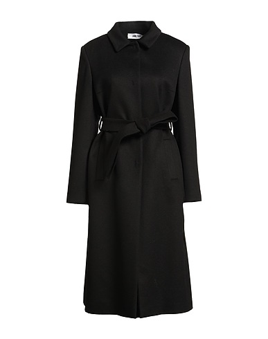 ANNIE PARIS Coat Black 70% Virgin Wool, 20% Polyamide, 10% Cashmere