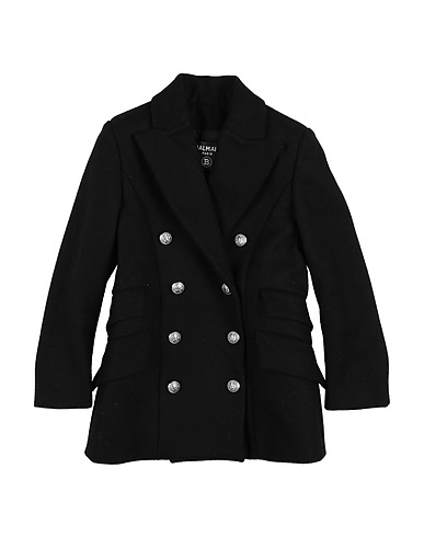 BALMAIN Coat Black 70% Wool, 30% Polyamide