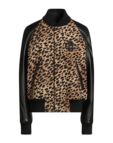 DSQUARED2 Bomber Black 100% Virgin Wool, Lambskin