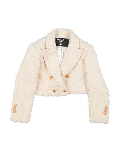 BALMAIN Jacket 42% Acrylic, 22% Synthetic fibers, 22% Cotton, 13% Wool, 1% Metallic fiber