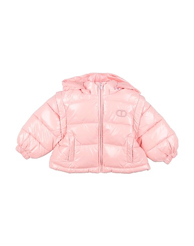 TWINSET Shell jacket Pink 100% Polyamide, Polyester
