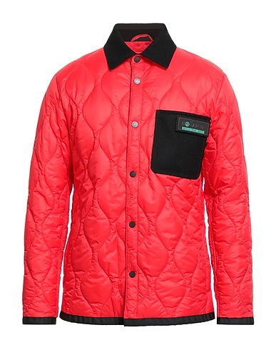 HOGAN Shell jacket 3R Tomato red 100% Polyamide, Wool, Cashmere