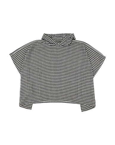 TWINSET Cloak Black 57% Polyester, 38% Acrylic, 2% Viscose, 2% Wool, 1% Cotton