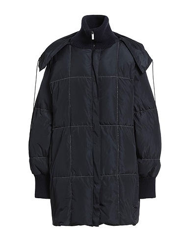 FABIANA FILIPPI Shell jacket Midnight blue 100% Polyester, Ecobrass, Virgin Wool, Silk, Cashmere