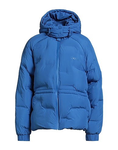 GANNI Shell jacket Azure 100% Polyester