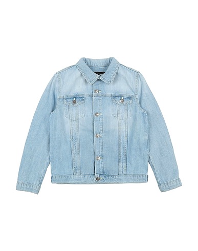 DONDUP Denim jacket KIDS Blue 100% Cotton