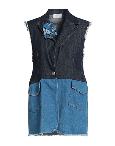 VICOLO Denim jacket Blue 100% Cotton