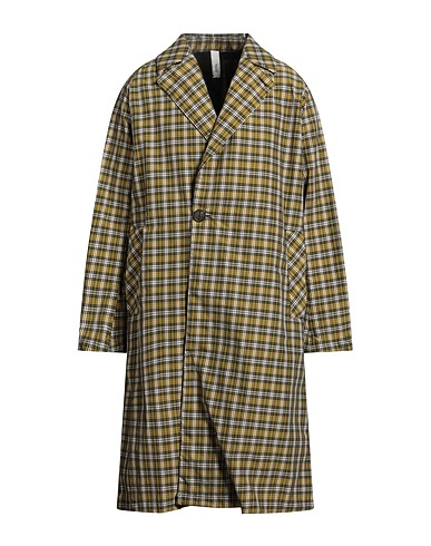 HEVÒ Double breasted pea coat Military green 100% Polyamide