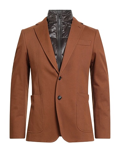 BERRY & BRIAN Jacket Brown 98% Cotton, 2% Elastane, Polyamide