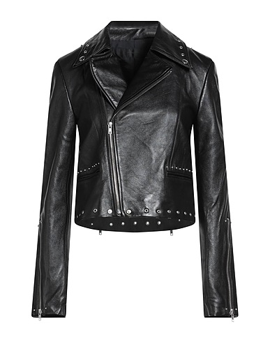 HELMUT LANG Biker jacket Black 100% Lambskin