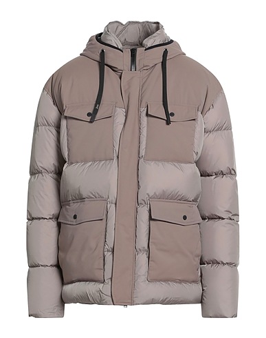 HERNO Shell jacket Light grey 100% Polyamide