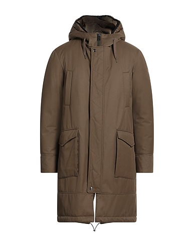 HERNO Coat Military green 70% Polyester, 30% Viscose, Polyurethane, Wool, Polyamide