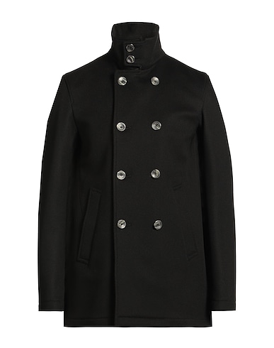 HERNO Coat RESORT Black 90% Wool, 10% Cashmere