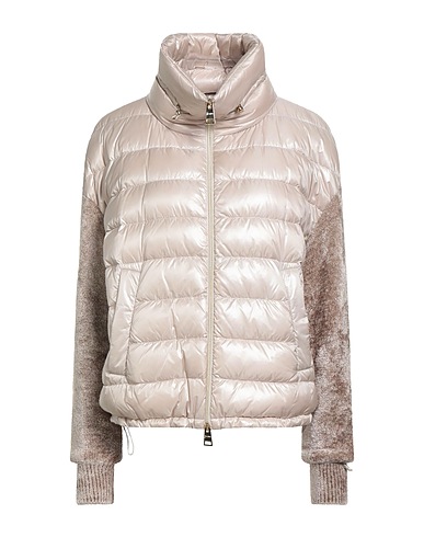 HERNO Shell jacket RESORT Beige 100% Polyamide, Viscose