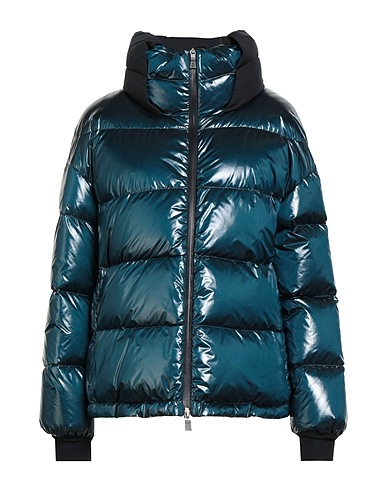 HERNO Shell jacket LAMINAR Deep teal 100% Polyamide, Polyurethane
