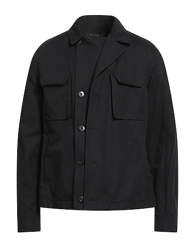 MALLONI Jacket Black 77% Cotton, 23% Linen