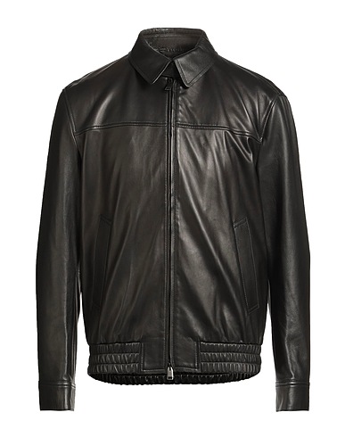 BRIONI Jacket Black 100% Lambskin