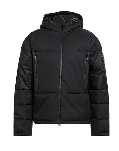 EA7 Shell jacket Black 100% Polyester, Polyurethane