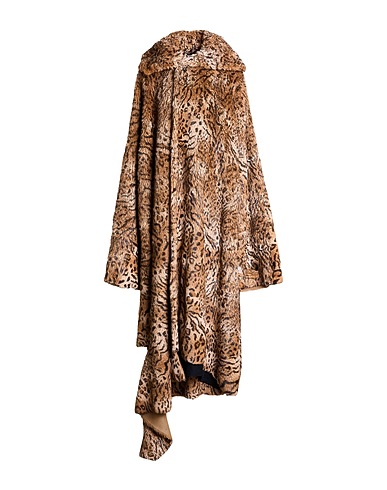 BALENCIAGA Teddy Coat Beige 84% Acrylic, 16% Polyester