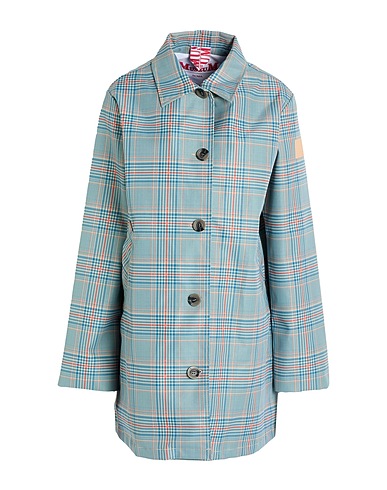 MUSEUM Full-length jacket Light blue 100% Polyester