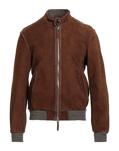THE JACK AND JACKIE LEATHERS Jacket Brown 100% Leather
