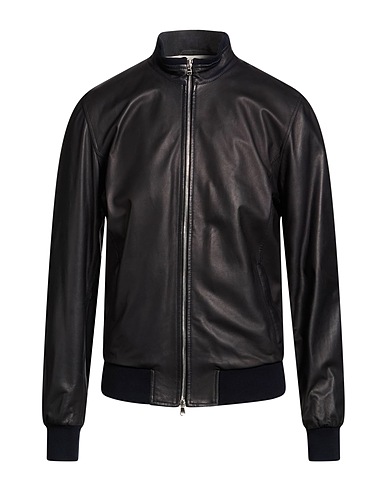 BARBA Napoli Bomber Midnight blue Leather