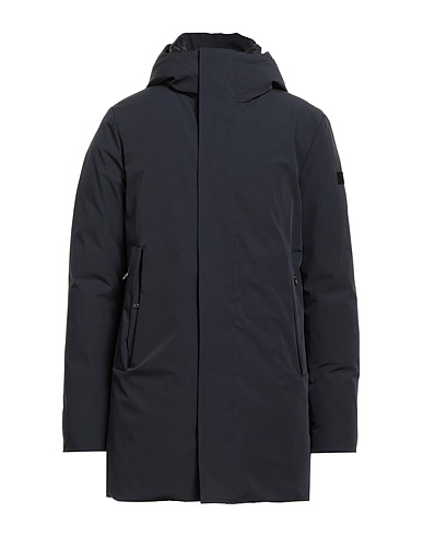 HETREGO' Shell jacket Navy blue 87% Polyamide, 13% Elastane