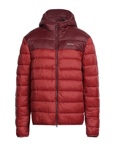 BARBOUR Shell jacket Brick red 100% Recycled polyamide