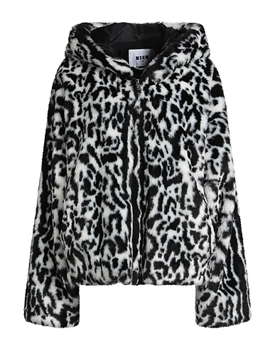 MSGM Teddy Coat White 73% Acrylic, 27% Polyester