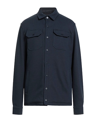 HARMONT & BLAINE Jacket Midnight blue 50% Cotton, 50% Polyester
