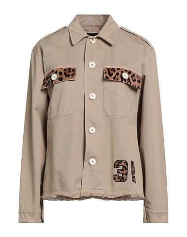 SIMONETTA RAVIZZA Куртка 100% Хлопок, Кожа