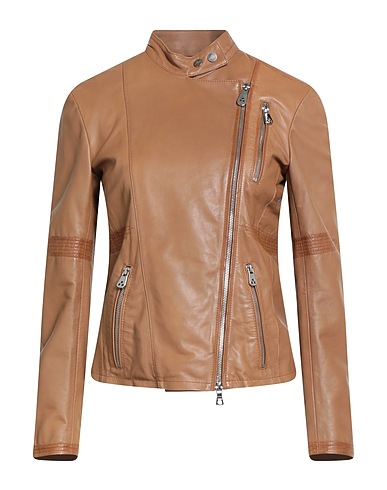 PEUTEREY Leather jacket 100% Sheepskin