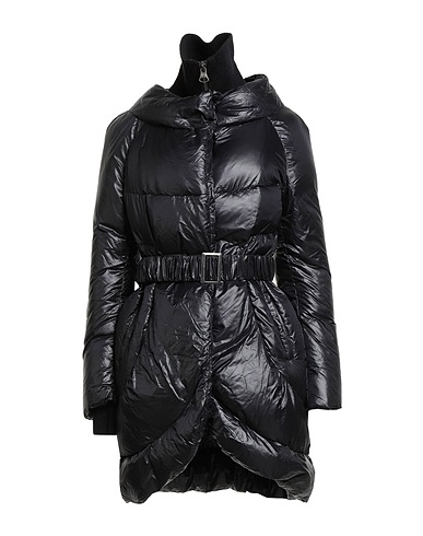 ERMANNO DI ERMANNO SCERVINO Shell  jacket Black 100% Polyamide