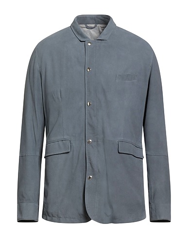 BARBA Napoli Jacket Grey 100% Leather
