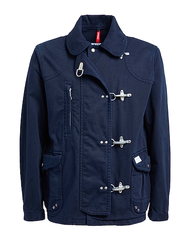 FAY ARCHIVE Jacket Midnight blue 100% Cotton