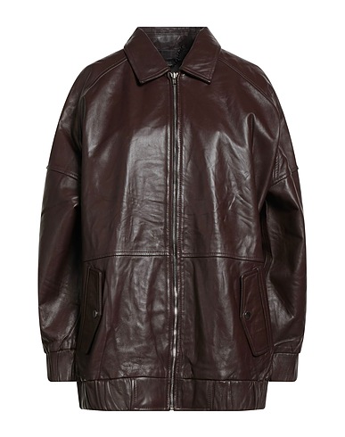 MUUBAA Biker jacket Chocolate brown 100% Sheepskin