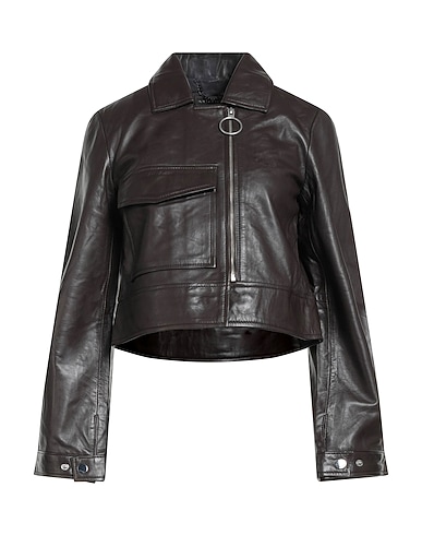 MUUBAA Leather jacket TESTA DI MORO 100% Sheepskin