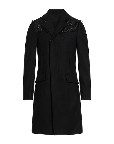 JOHN RICHMOND Coat Black 90% Virgin Wool, 10% Cashmere