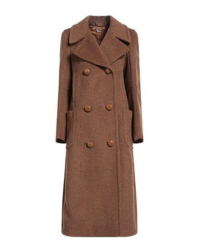 STELLA McCARTNEY Coat Light brown 100% Wool