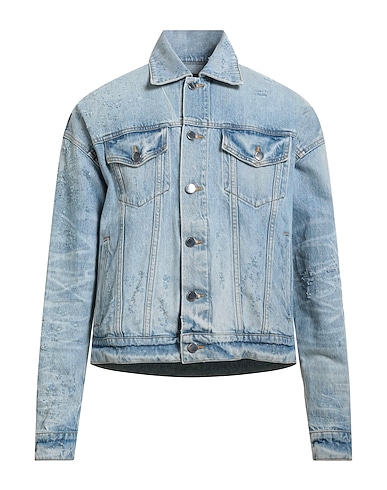 AMIRI Denim jacket Blue 92% Cotton, 6% Elastomultiester, 2% Elastane