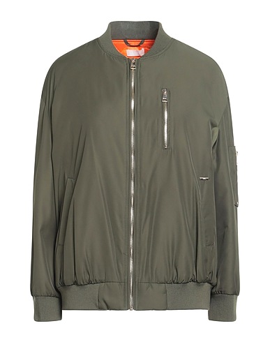 LIU •JO Bomber Military green 100% Polyester, Viscose, Elastane
