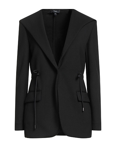 THEORY Jacket NERO 83% Viscose, 11% Elastane, 6% Polyamide