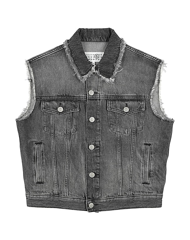 MM6 MAISON MARGIELA Denim jacket Grey 100% Cotton