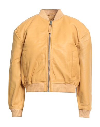 BOLONGARO TREVOR Bomber Yellow Sheepskin