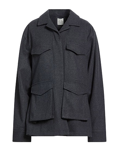 TOTEME Mantel GRIGIO 50% Recyceltes Polyester, 50% Wolle