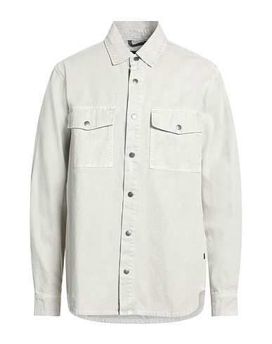 REFRIGIWEAR Solid colour shirt Beige 100% Cotton