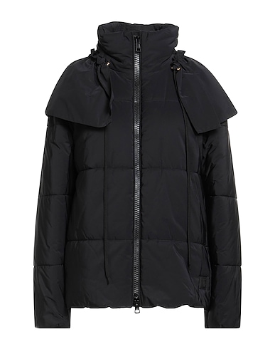 TOD'S Shell jacket Black 62% Polyamide, 38% Viscose, Synthetic fibers