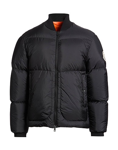 MONCLER Μπουφάν με επένδυση από πούπουλα Μαύρο 100% Πολυαμίδη